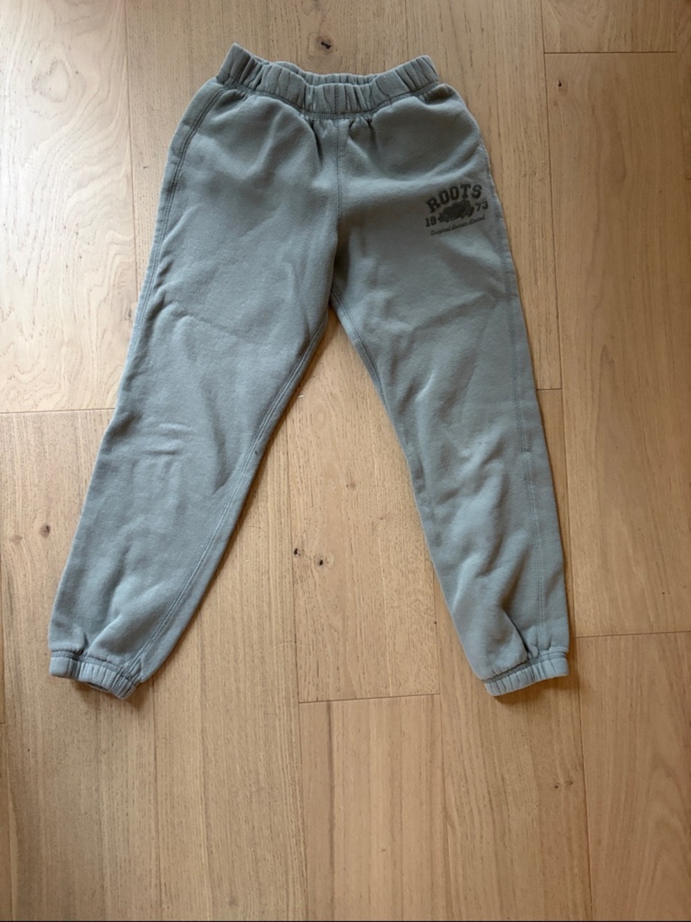 Kids Light Gray Sweatpants with Elastic Waistband